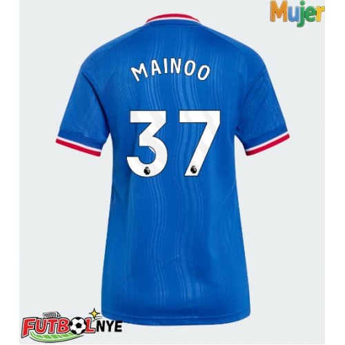 Camiseta Manchester United Kobbie Mainoo #37 Visitante Equipación para mujer 2026-27 manga corta